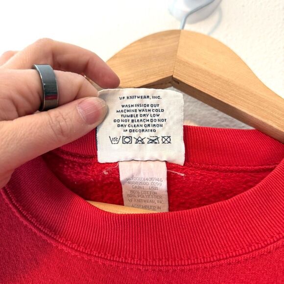 Vintage Embroidered Lee Sport Wisconsin Badgers Rose Bowl 2000 Sweatshirt Size X - Picture 5 of 9